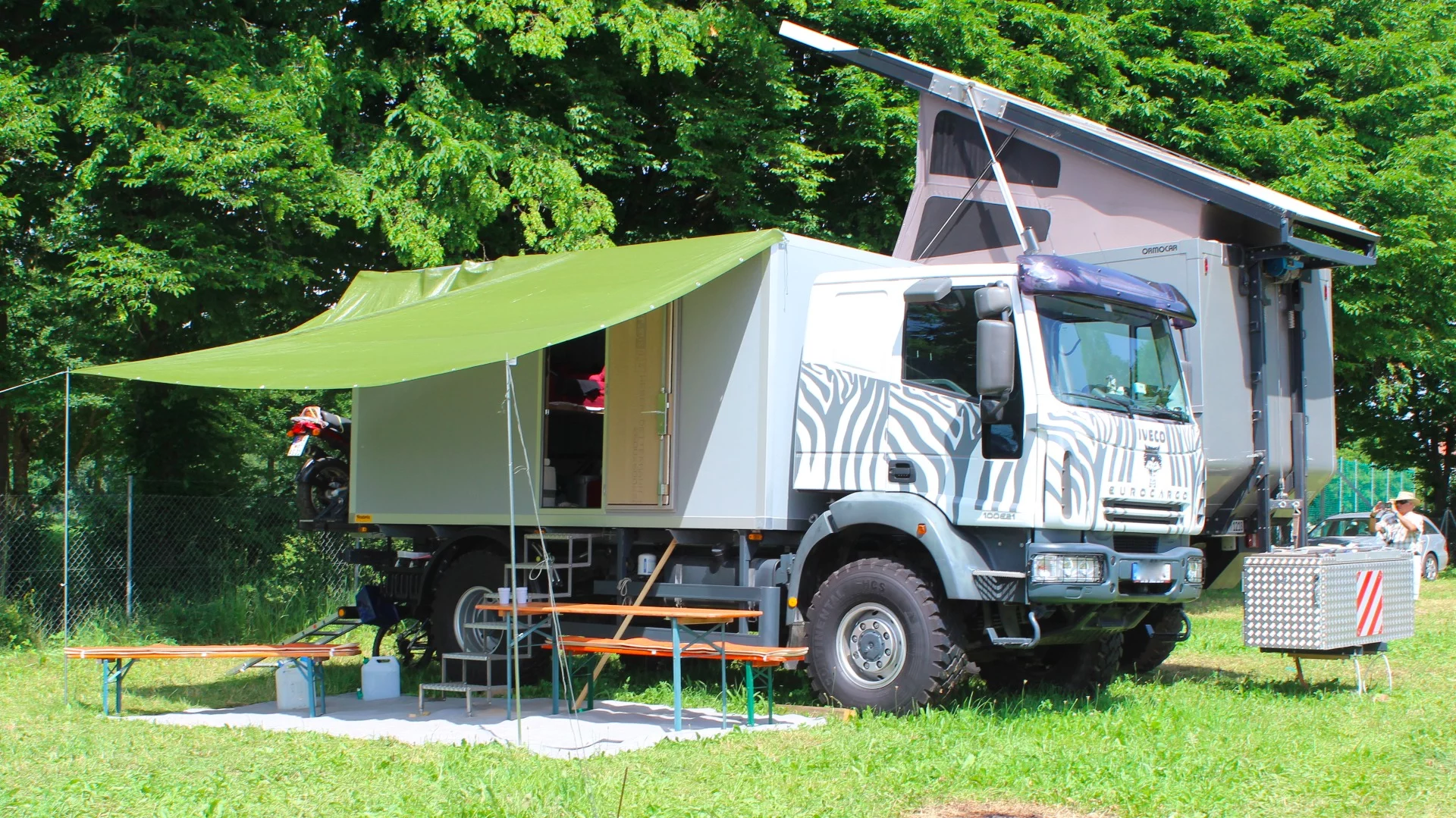 A jungle beast of an Iveco Eurocargo motorhome