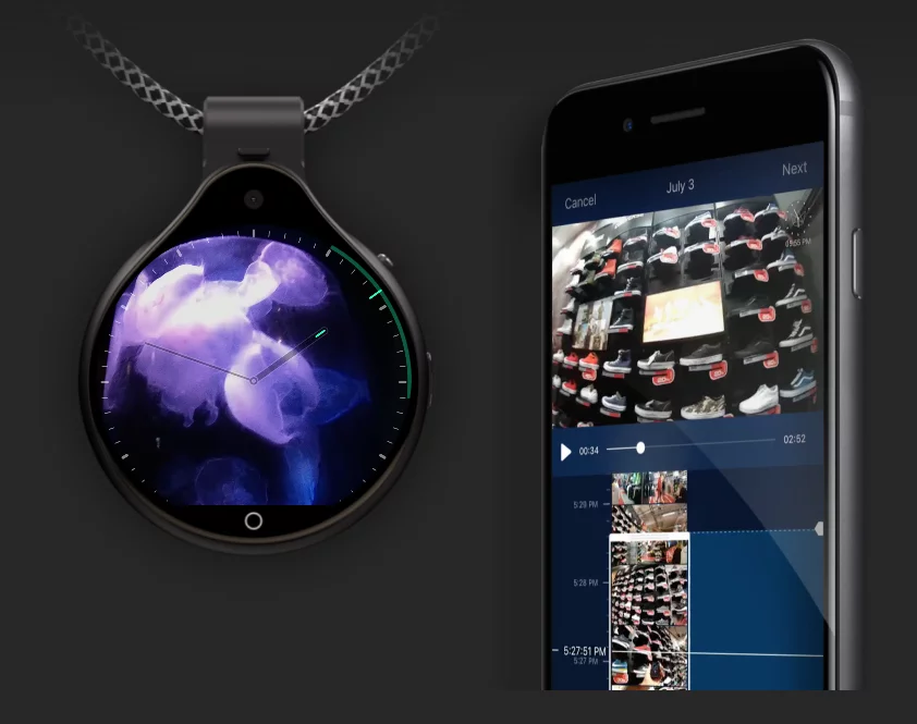 The FrontRow can be connected to a smartphone using Bluetooth, or stream directly to social media when connected to Wi-Fi