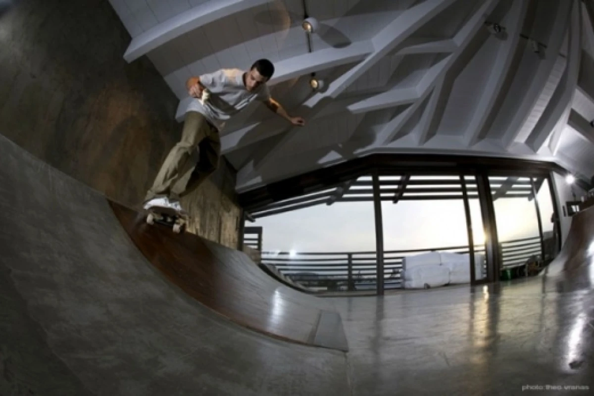 Main ramp in living room