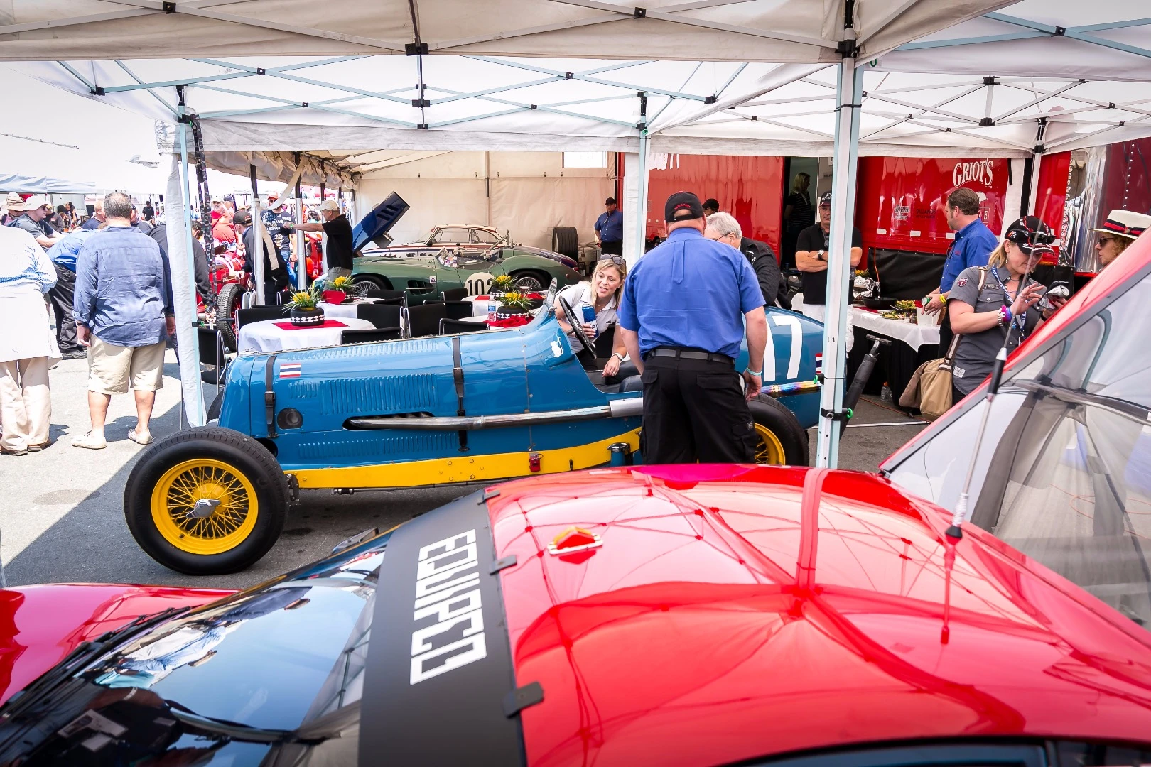 Rare 1935 ERA B in the pits