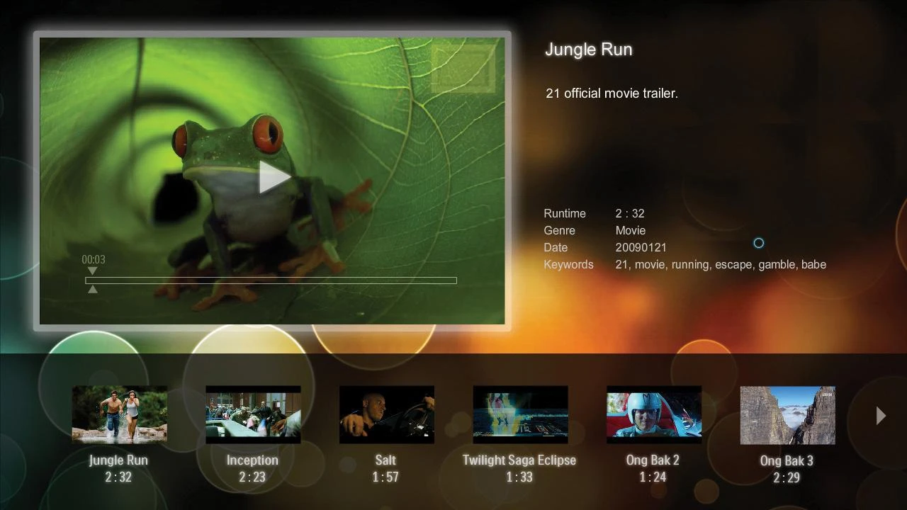 Viewers can use the cursor to make menu selections, scroll through different options, shuffle through an on-screen photo album, or even control characters in a video game