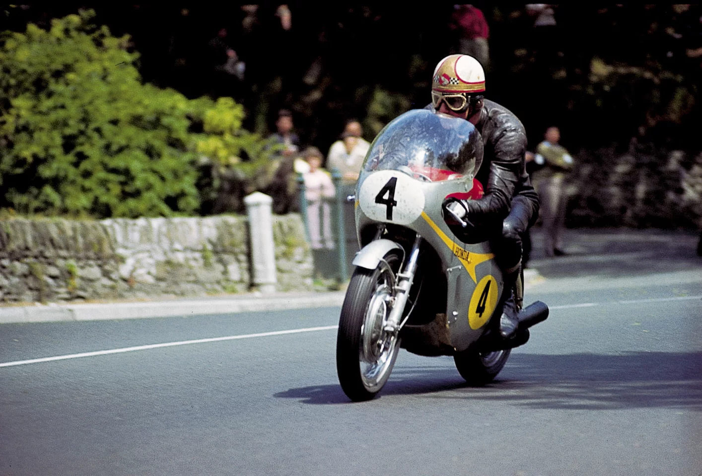 Honda's 1967 RC181 DOHC 500cc Four-cylinder racing bike as ridden by Mike Hailwood, set the TT lap record in 1967