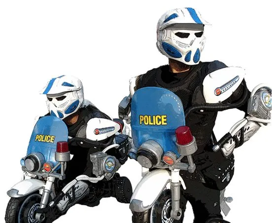 A police motorcycle Drive Suit
