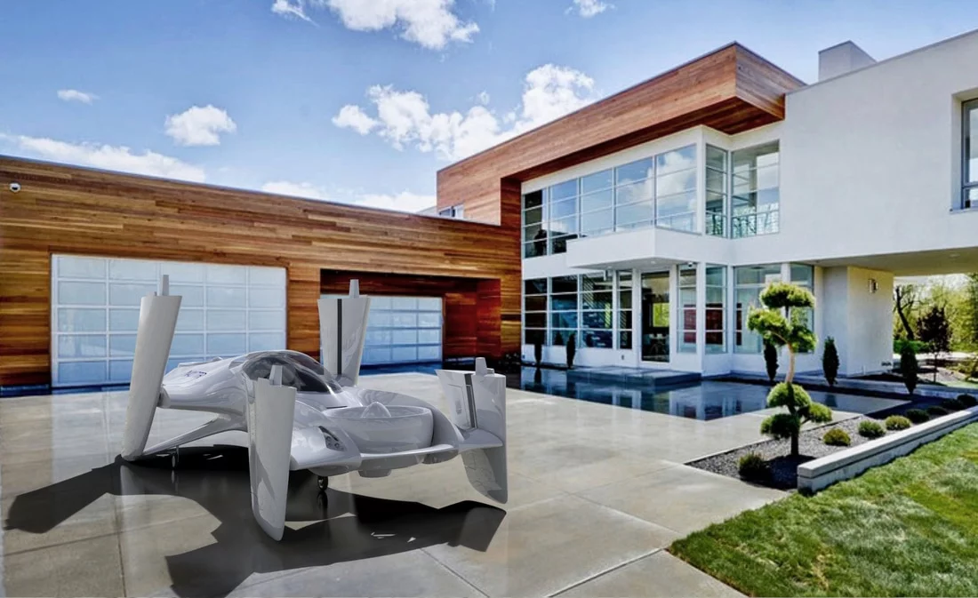 The DeLorean DR-7 can park in a home garage