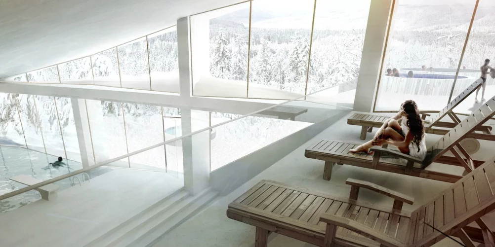 When complete the Koutalaki Ski Village will provide an ideal location for relaxation all year round