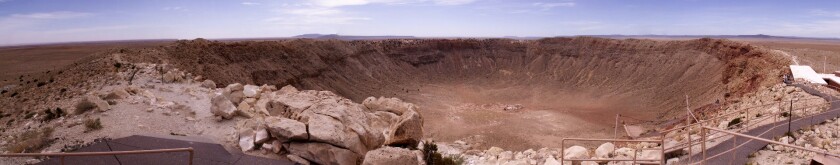 Panoramic view of Meteor Crater