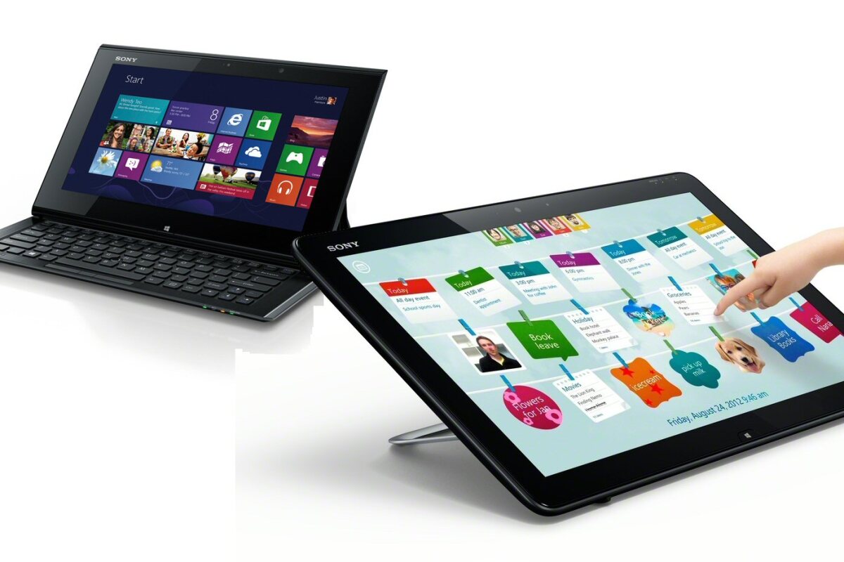 Sony has unveiled the VAIO models Touchworld collection, five new Windows 8 devices including a 20-inch tabletop family PC, and a hybrid slider Ultrabook/tablet