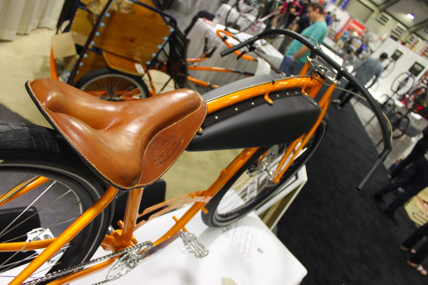 A striking e-bike from Maxwell Cycles, minus its midship-mounted motor