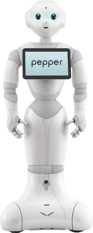 Pepper is designed for graceful movement and easy interaction