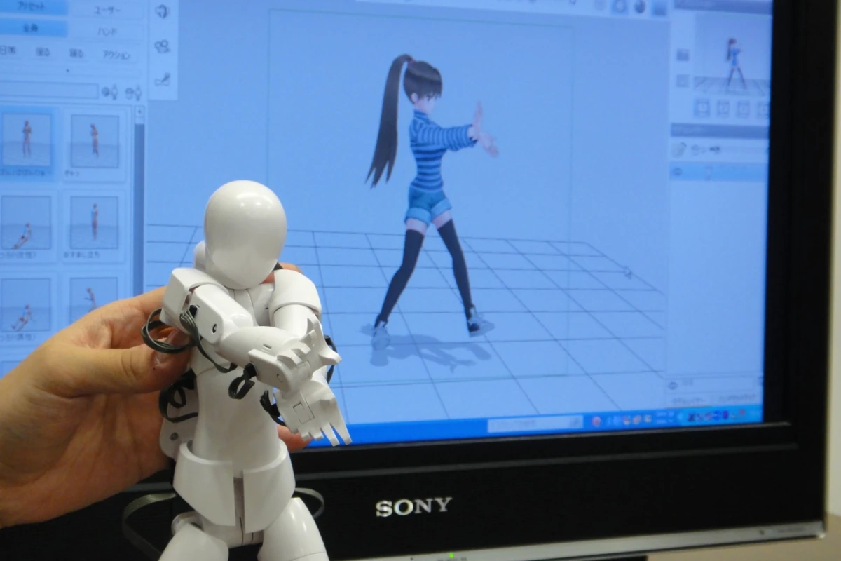 CG characters can be easily posed with Qumarion (Photo: DigInfo)