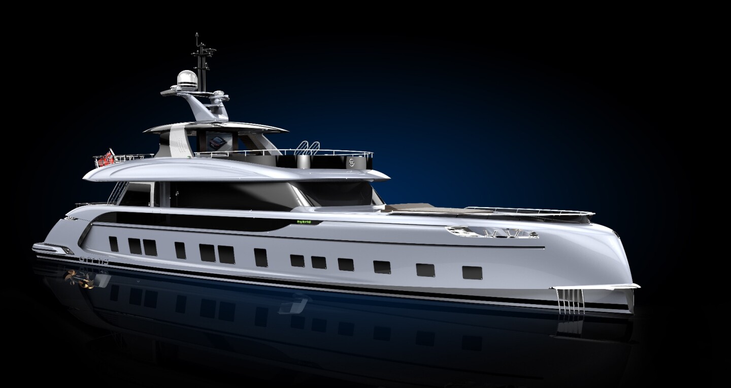 The GTT 115 will be making its debut at the 2017 Monaco Yacht Show