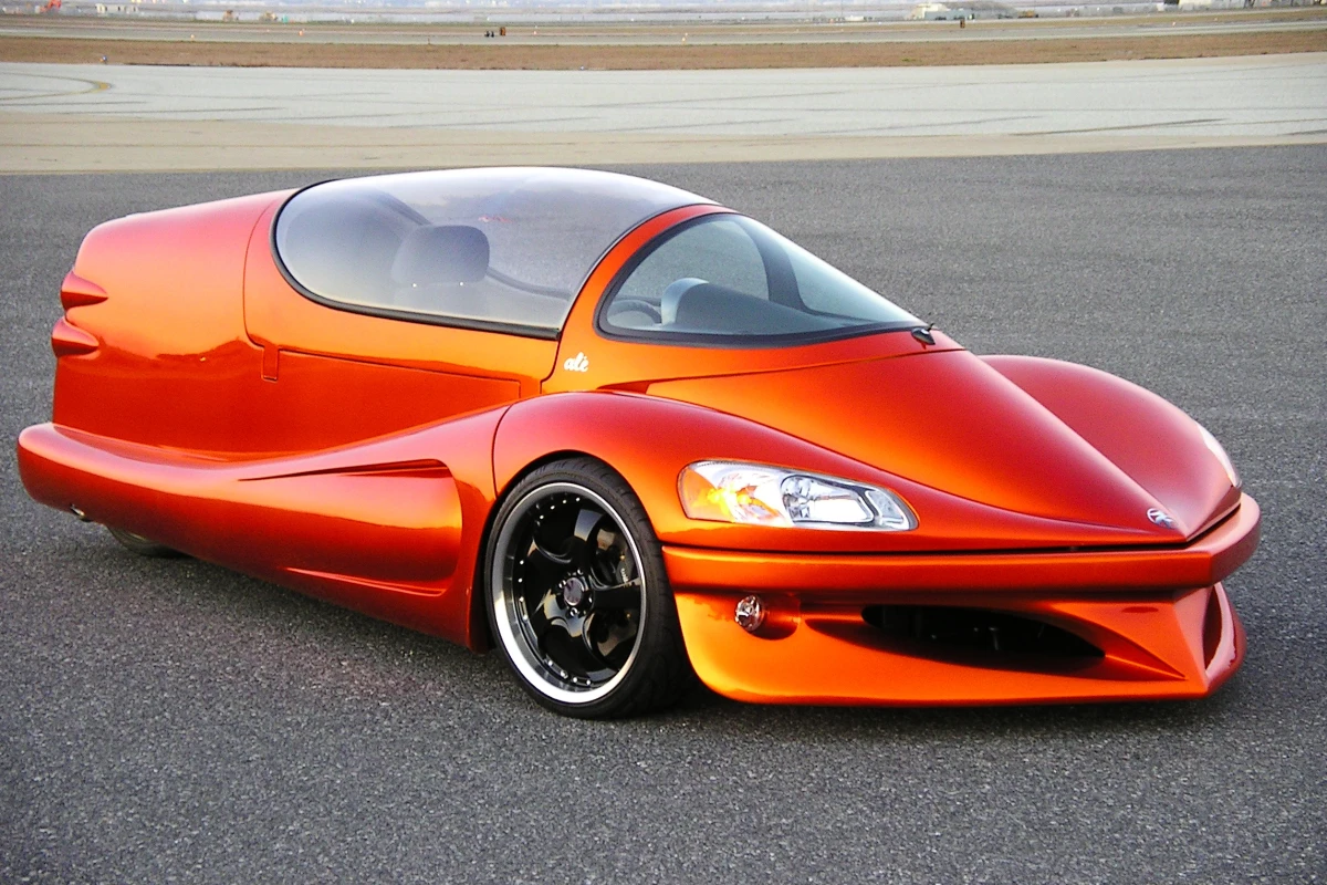The Future Vehicle Technologies Ale', look-alike forerunner to the under-wraps eVaro