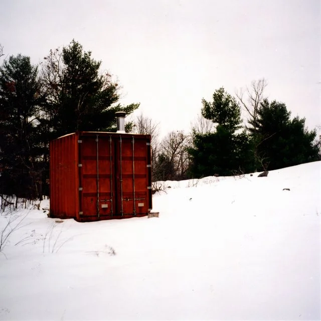 When Sauna Box is not being used it looks just like any other shipping container