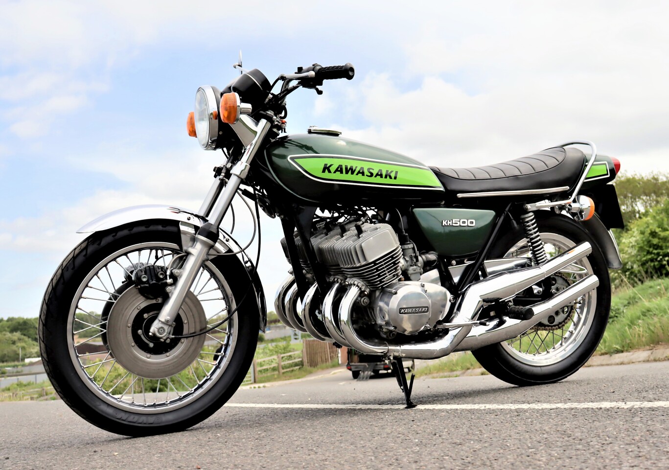 This bike went into Allen's shed as a 1976 Kawasaki three-cylinder KH 500, emerging as a five-cylinder 850cc. This bike sold for USD $56,754 (GBP £47,150 inc. BP) at H&H Auctions in 2022.