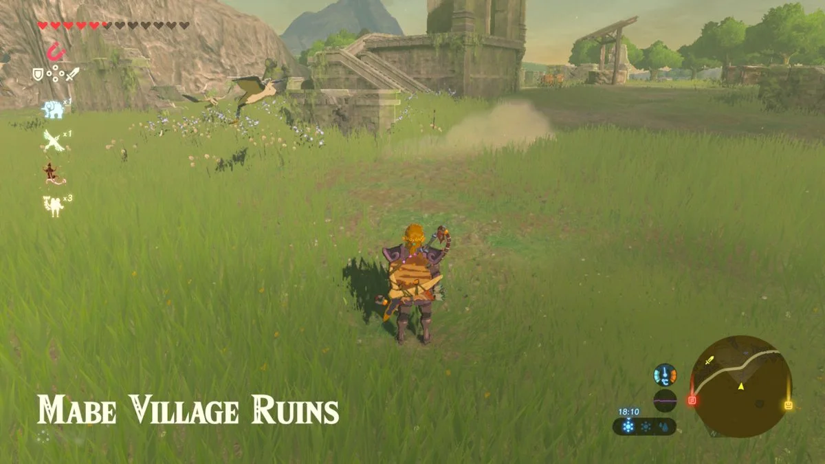 There are a few treasures in these ruins.