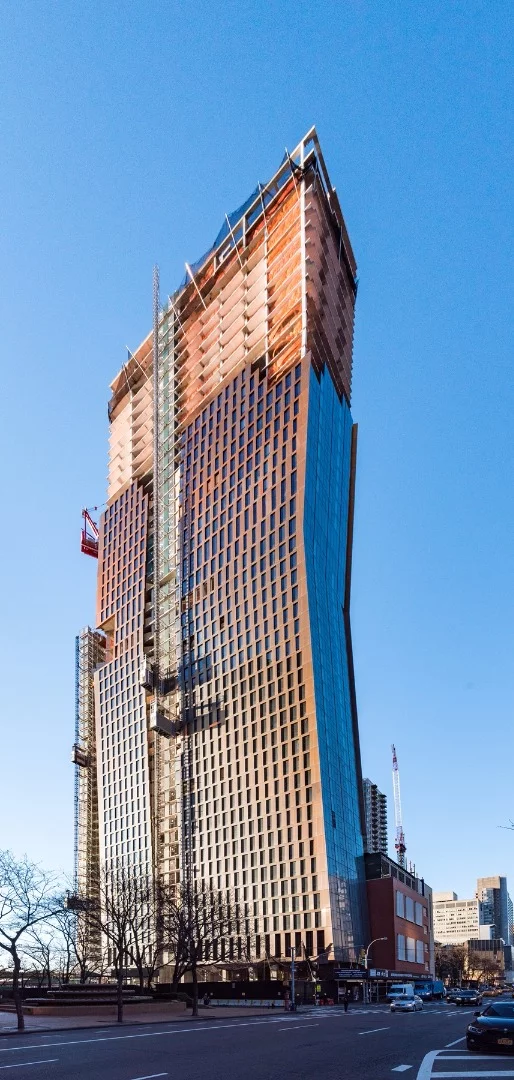 The building will be covered in around 5,000 copper panels