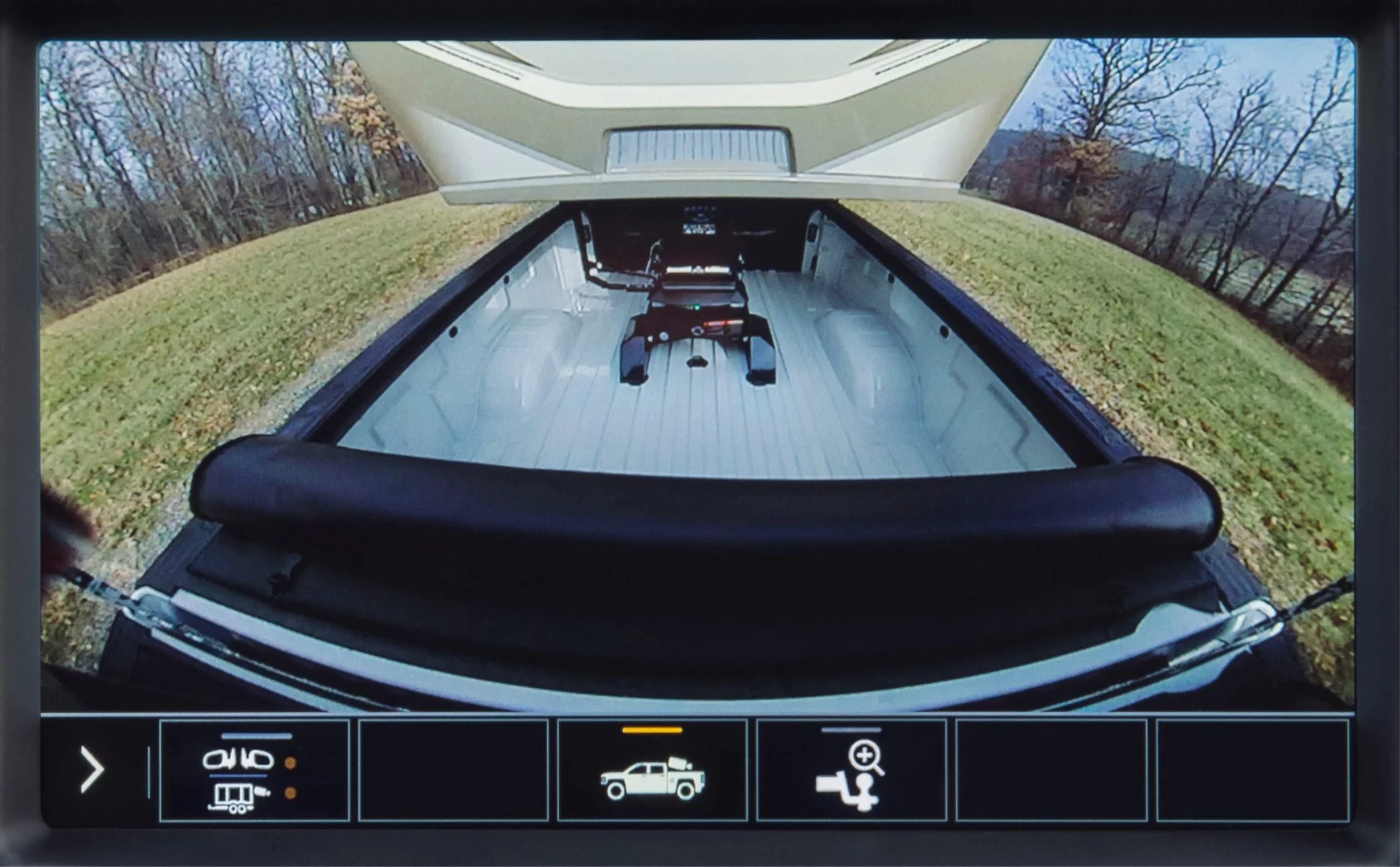 Tray view lets you see how things are travelling in the back.