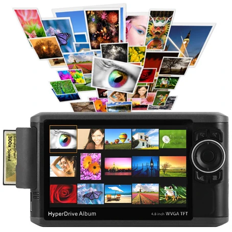 The HyperDrive Album stores and displays up to 640GB worth of photos