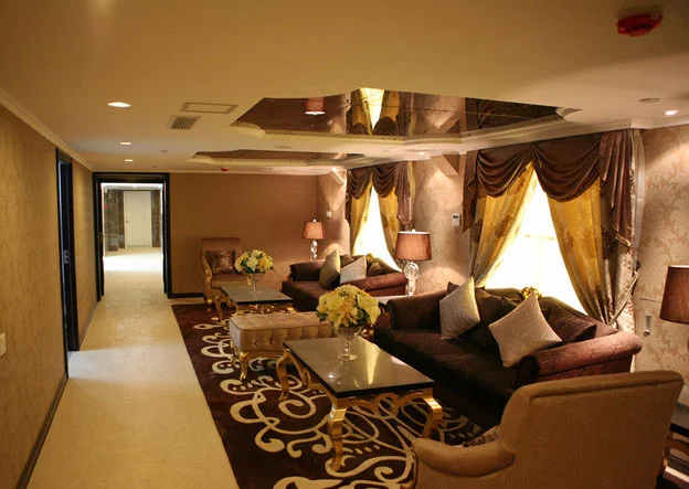 Onboard the Tianjin Aircraft Carrier Hotel in China