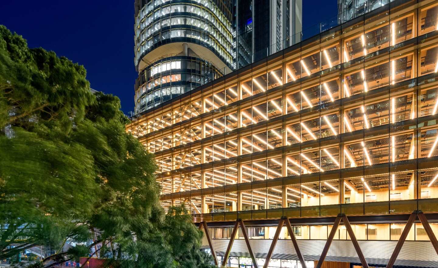The Best Use of Certified Timber Prize was awarded to Tzannes for its International House Sydney project in Australia