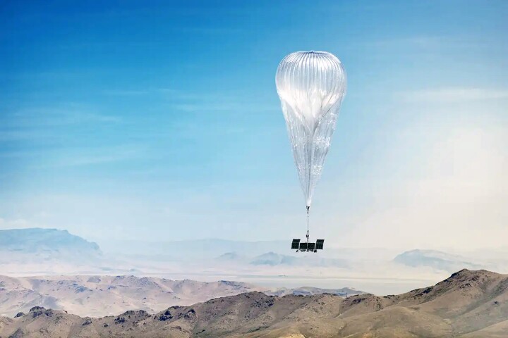 Stratospheric balloons are unmanned, propellor-less balloons that maintain course by AI-assisted wind prediction