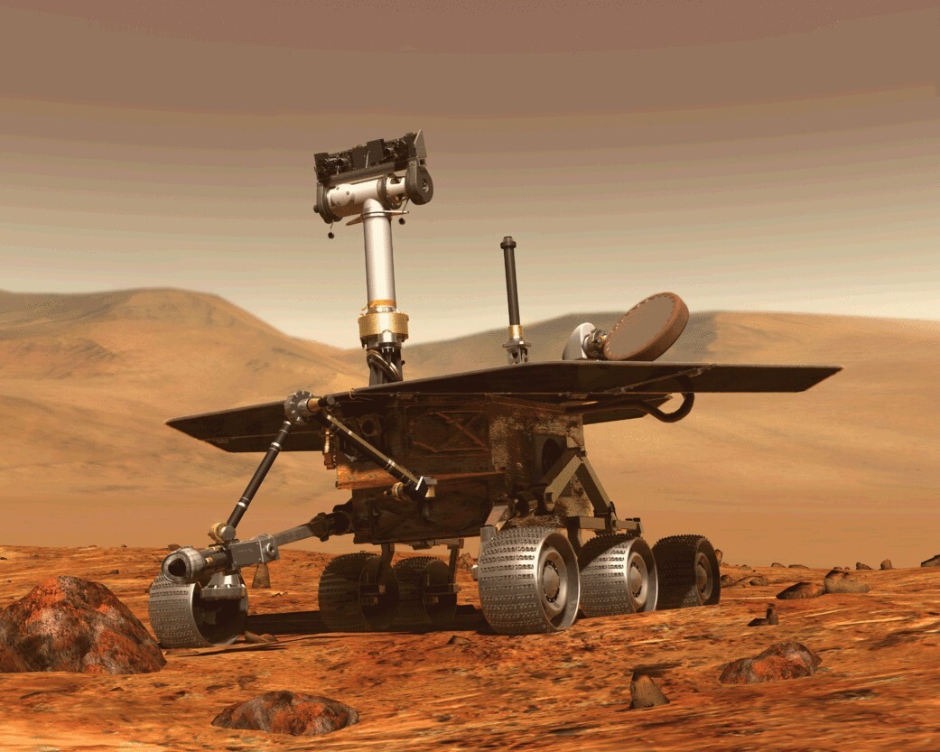 Artist's concept of the Opportunity rover