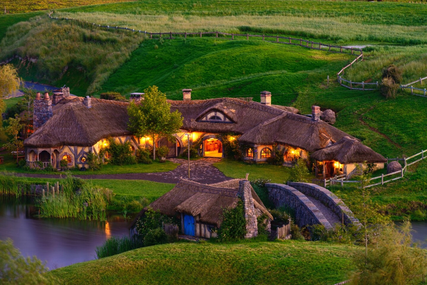 As the set was built out of easily damaged materials like polystyrene and untreated wood, it was rebuilt to be more structurally solid for The Hobbit