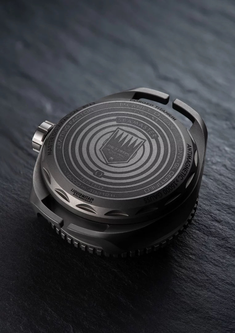 The manta lugs on the Omega Seamaster Planet Ocean Ultra Deep Professional