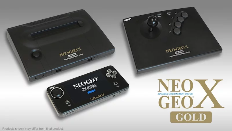 The Neo Geo X Gold comes with 20 classic titles, in addition to the Neo Geo X Joystick and Neo Geo X Station dock