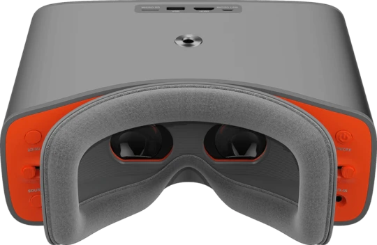 The headset is designed to fit comfortable over most glasses