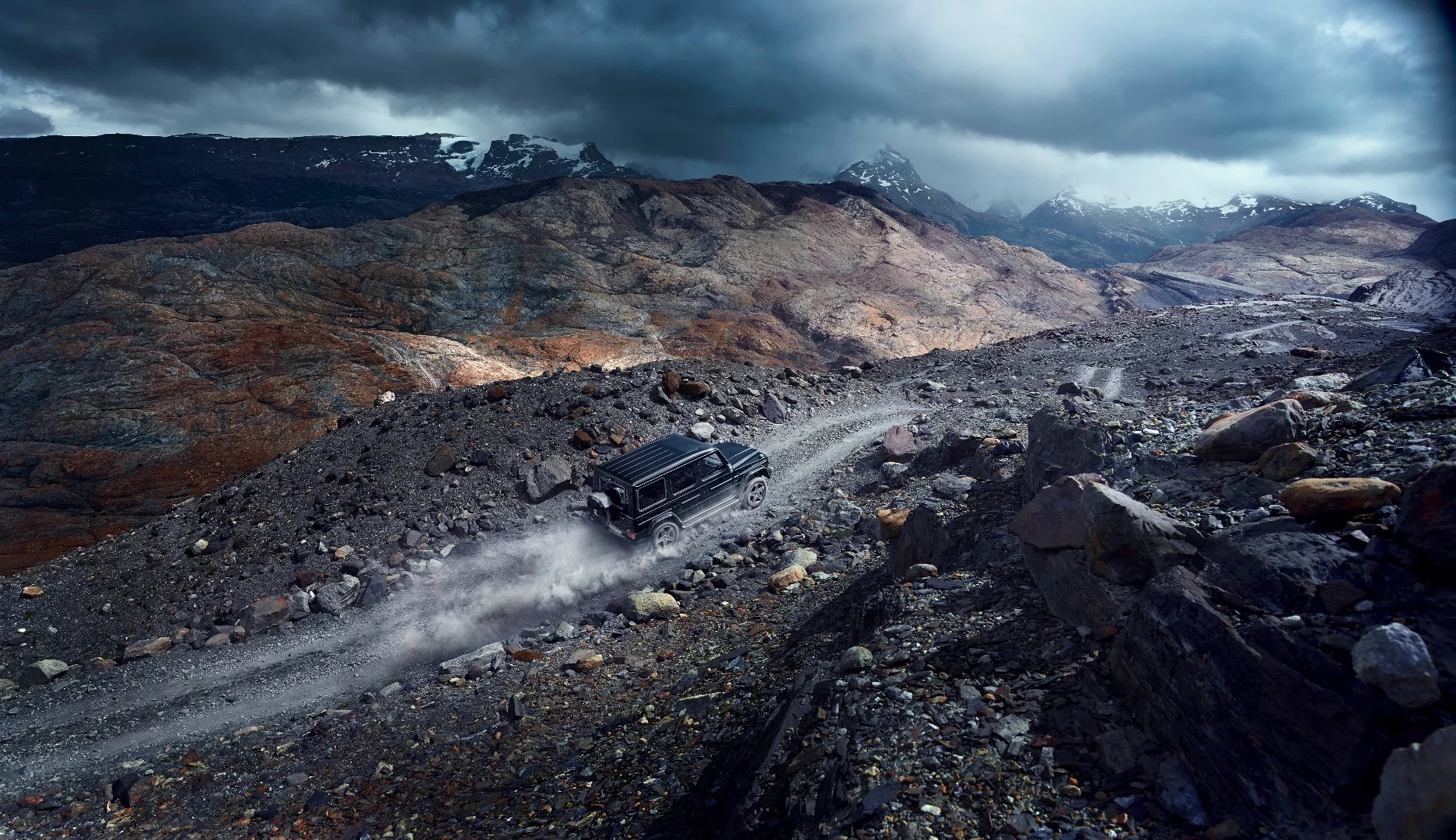The new G-Class has a bit of extra power for clawing over rugged tracks