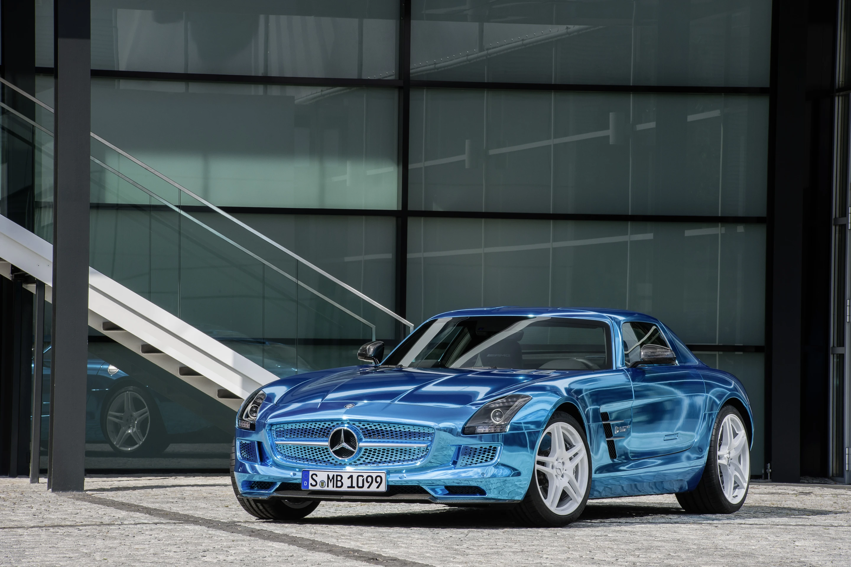 The Mercedes-Benz SLS AMG Coupé Electric Drive (Image: Mercedes-Benz)