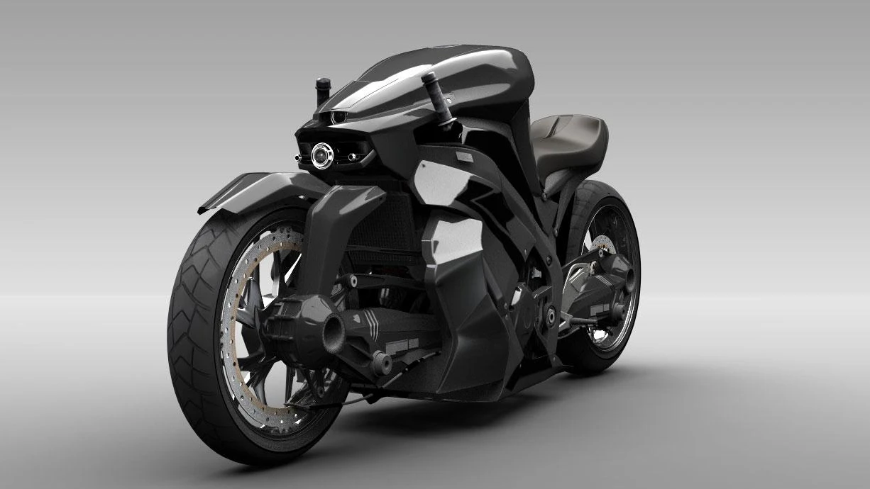 The Ostoure motorcycle concept was inspired by ancient Persian designs(credit: M. R. Shojaie)