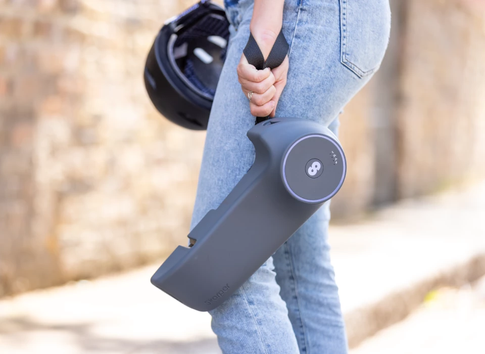 The DiskDrive can be quickly removed for charging or theft avoidance, or when it's simply not wanted