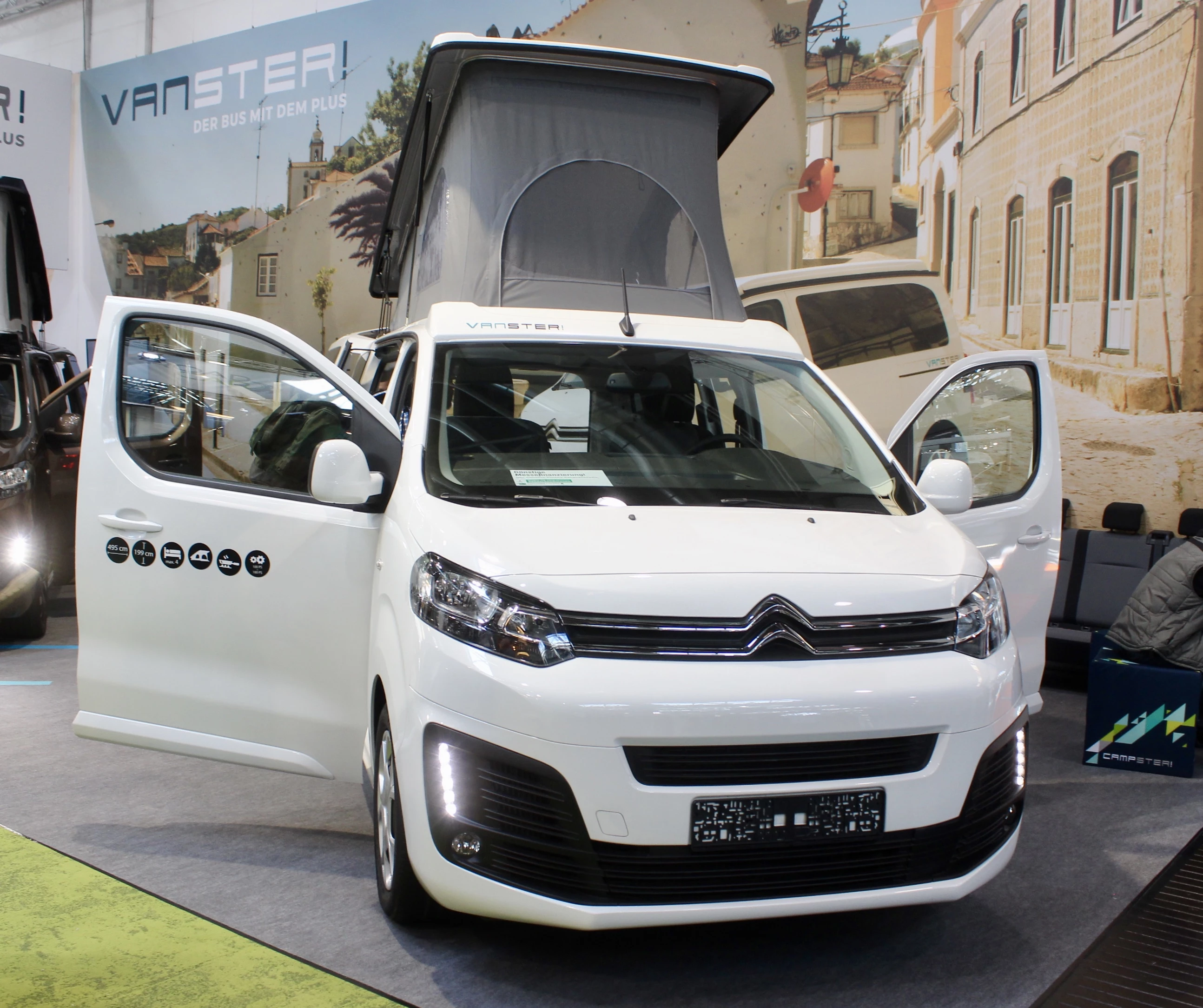 The Pössl Vanster debuts at the 2019 Caravan Salon