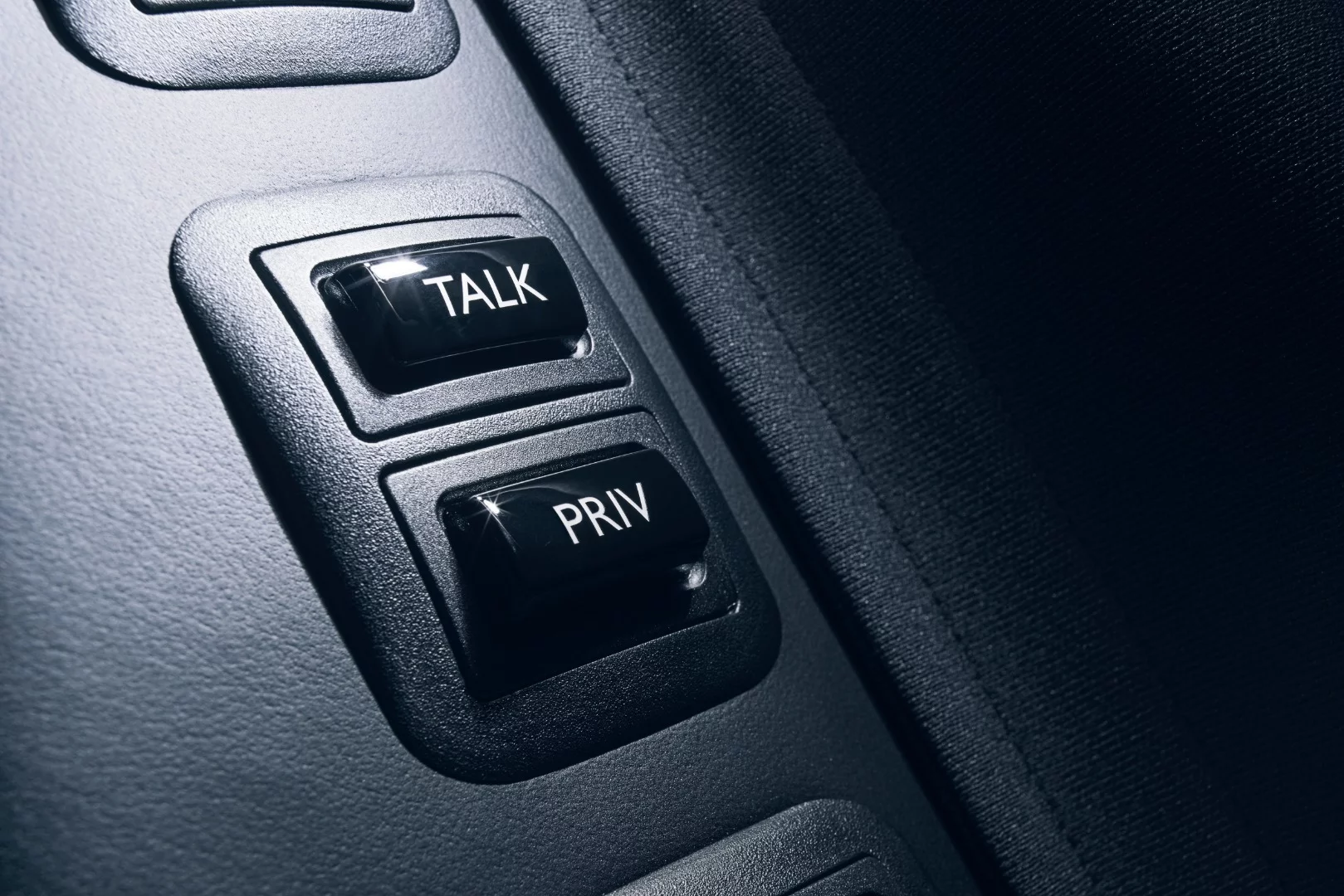 If passengers wish to contact the driver, they can do so using an intercom
