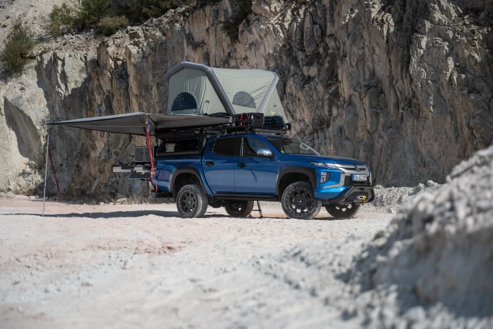 Drop on a GT Roof, and the L200 becomes a truck camper