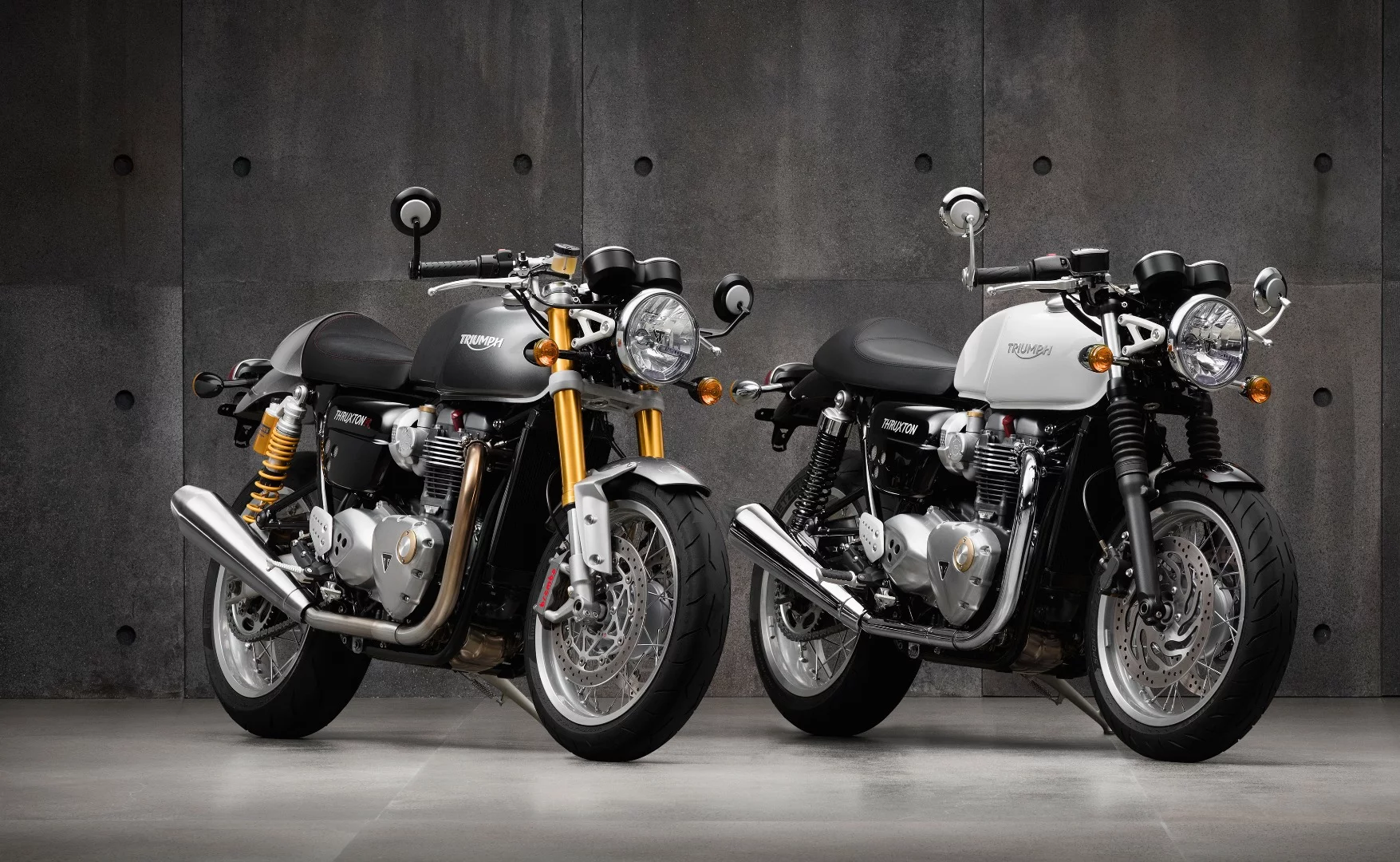 The Thruxton is named after the 500-mile endurance race series that Triumph once dominated with the same motorcycle that broke the 100 mph lap record at the Isle of Man
