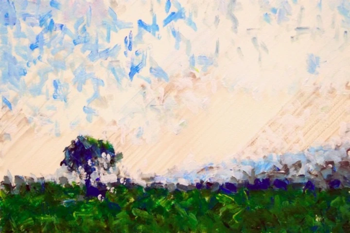 Created by the TAIDA system at National Taiwan University, "The Beauty of Taiwan" utilizes a technique known as atmospheric perspective, in which distant mountains appear blue due to the humid atmosphere