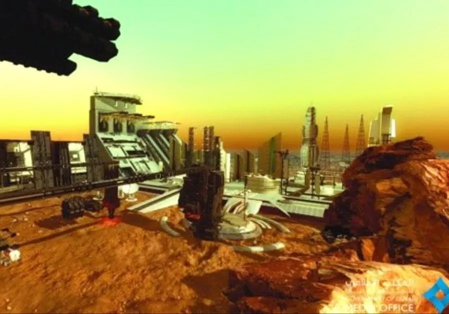 One of the design proposals offered earlier in the year for the 2117 city on Mars