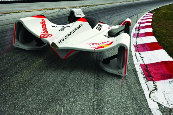 Josh Gadomski's HydraCross is powered by hydrazine, a highly-flammable chemical