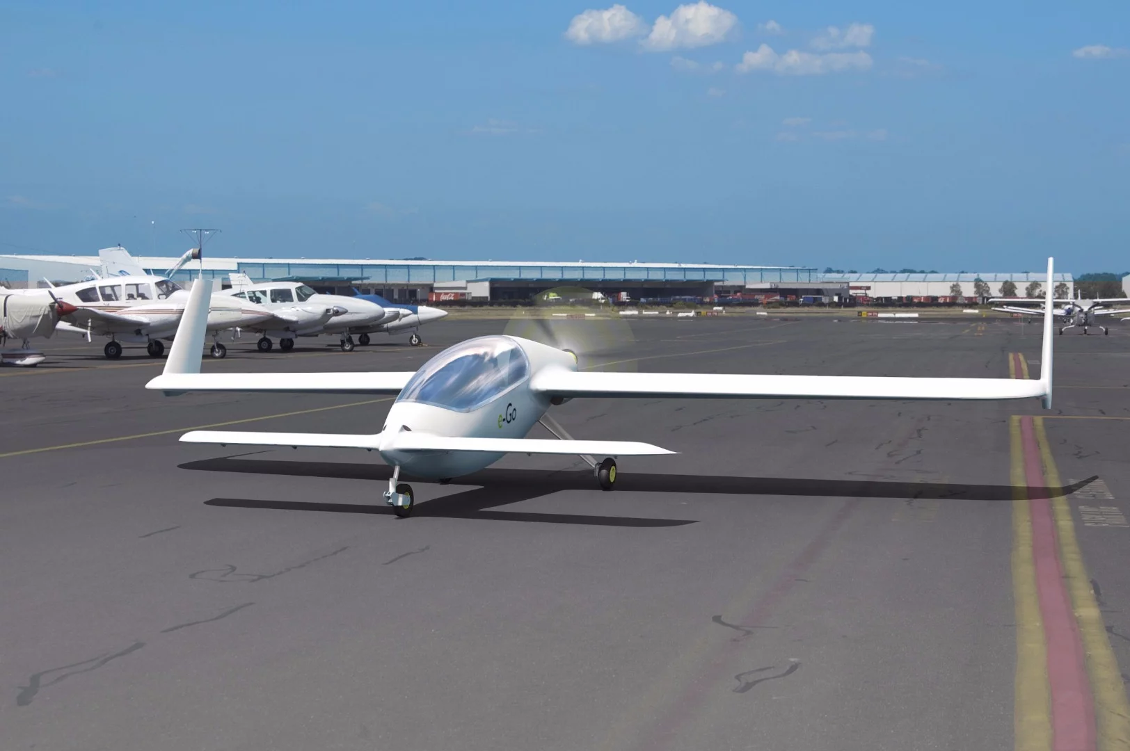 The wings can be demounted for easier storage