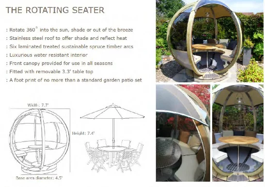 Rotating Seater by Ornate Garden