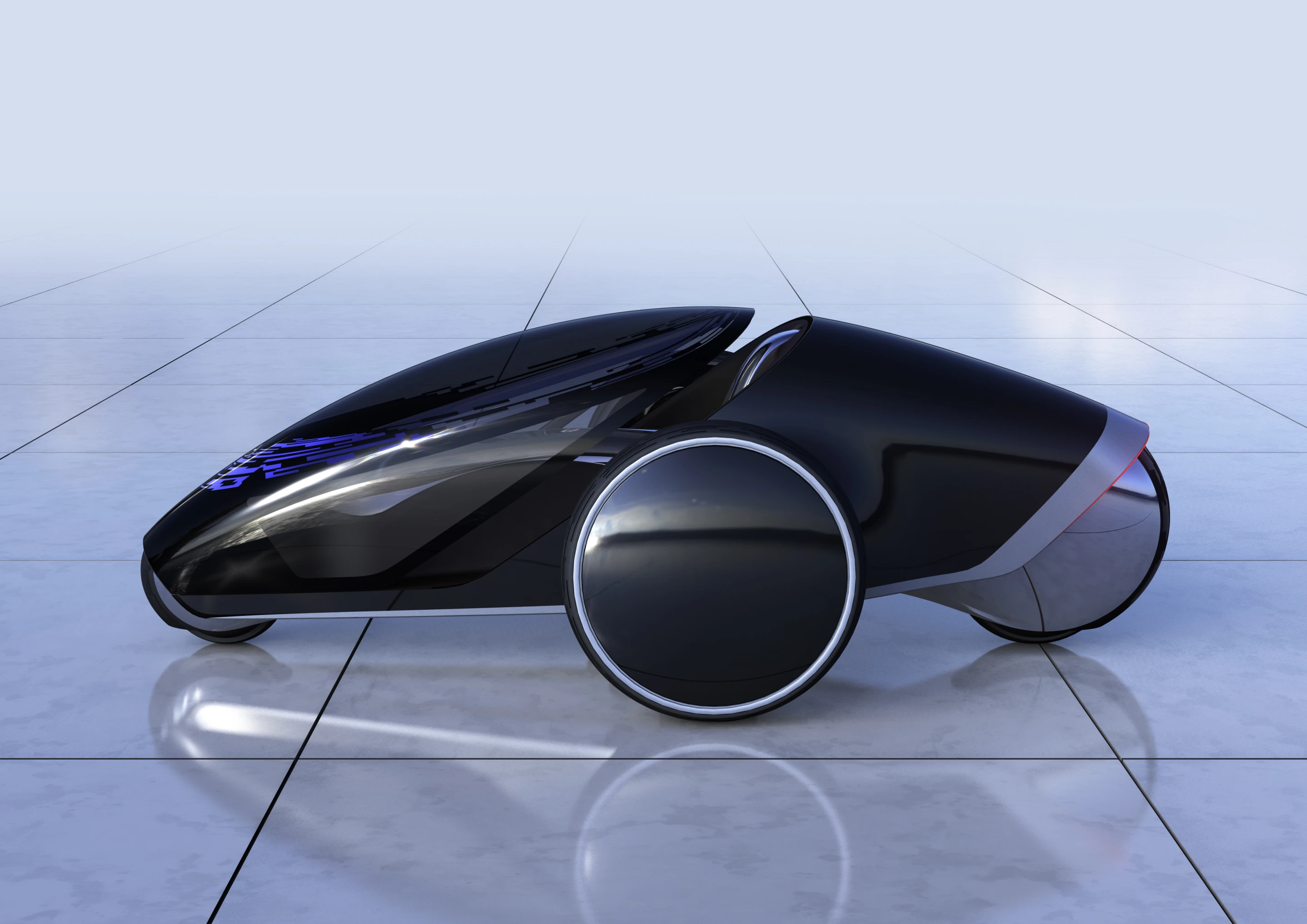 Toyota's FV2 Concept, from the side