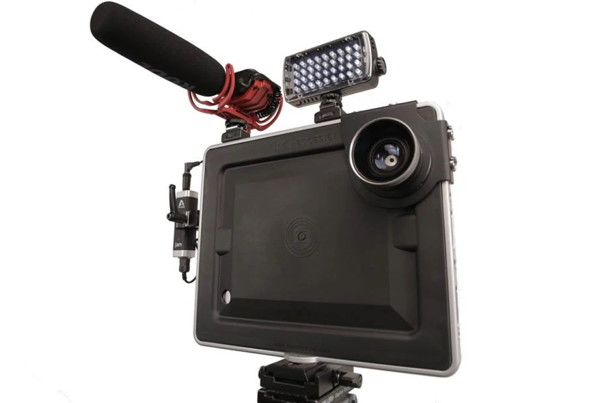 The original Padcaster (pictured) could soon be getting a baby brother