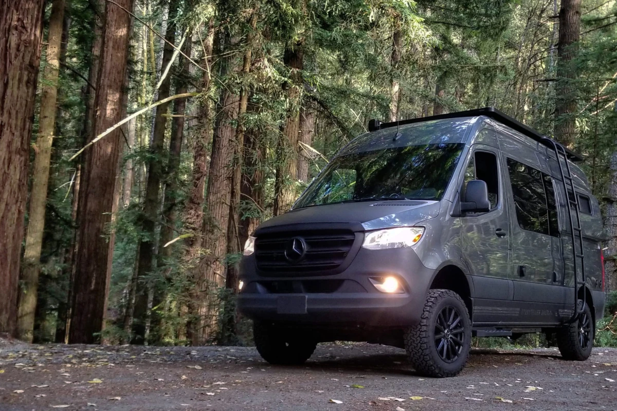 Storyteller Camping Van Storyteller goes Stealth with its multitool-like 4x4 camper van
