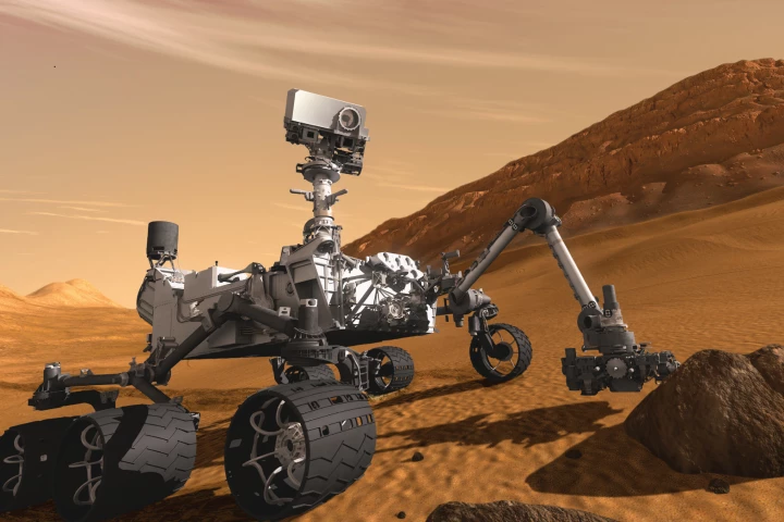 NASA's Mars lander Curiosity has landed safely on Mars (Image: NASA)