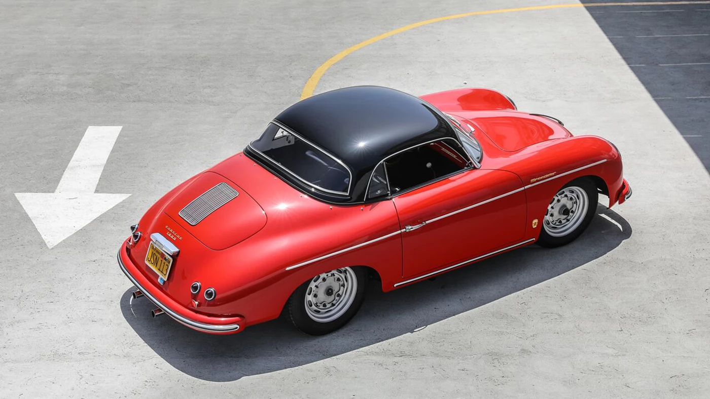 2018 Monterey Car Week Auction Report | 1957 Porsche 356 A Speedster | Sold for $462,000 | Estimate: from $475,000 to $550,000 | Auction: Gooding & Co | Lot 131 | Official Description