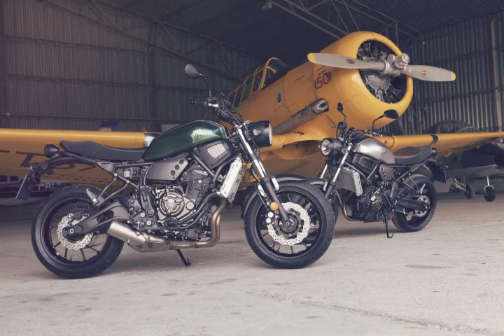 The Yamaha XSR700 is the first model inspired by the Yard Built custom series to go into mass production