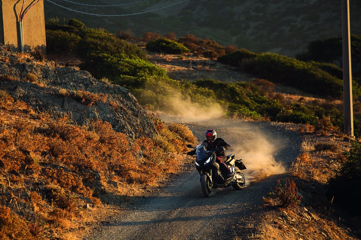 The X-Adv gives us an idea of what Honda says its adventure scooter can do